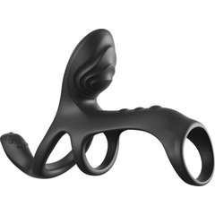  Черная насадка на пенис Ultimate Couples Cage Max 