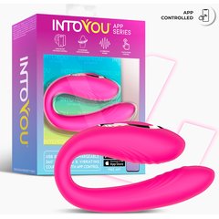  Розовый интерактивный вибростимулятор для пар Couty 