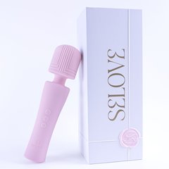  Розовый wand-вибратор Selove PulseWand 20,3 см 