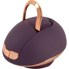  Фиолетовый вращающийся массажёр для вульвы Rotating Vulva Massager 