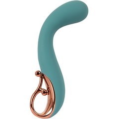  Бирюзовый вибратор для точки G The Magician G-Spot Vibrator 19 см 