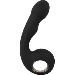  Черный силиконовый вибратор G P-Spot Vibrator 16,8 см 