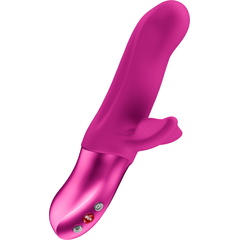  Лиловый вибратор-пульсатор Bi Stronic Fusion 21,9 см 
