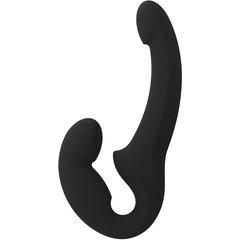  Черный безремневой страпон Share Lite 