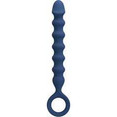  Синяя анальная цепочка 28,5 см 