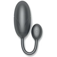  Черное большое виброяйцо с управлением через приложение 