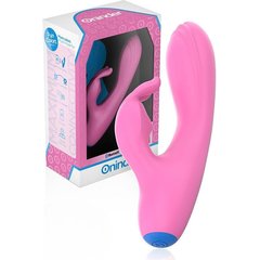  Розовый мини-вибратор типа ’’кролик’’ с управлением через приложение 14,5 см 