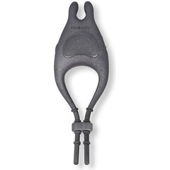  Черное эрекционное виброкольцо с управлением через приложение 