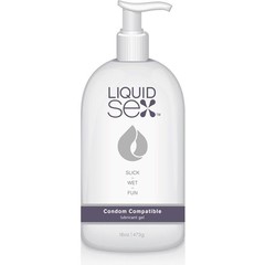  Лубрикант для использования поверх презерватива Liquid Sex Condom Compatible Lubricant Gel 473 мл 