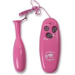  Розовый вибростимулятор с 4 видами пульсации и вибрации 