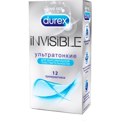  Ультратонкие презервативы Durex Invisible 12 шт 