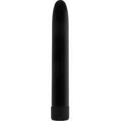  Чёрный вибратор Super Vibe 17,5 см 