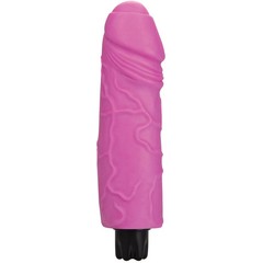  Розовый вибратор Realistic Skin Vibrator Big 22 см 
