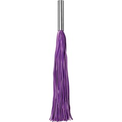  Фиолетовая плётка Leather Whip Metal Long 49,5 см 