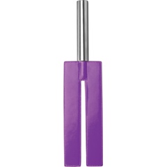  Фиолетовая П-образная шлёпалка Leather Slit Paddle 35 см 