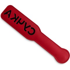  Красная шлёпалка с надписью Сучка 31 см 