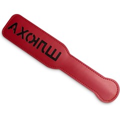  Красная шлёпалка с надписью Шлюха 31 см 