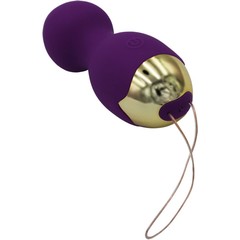  Фиолетовые вагинальные шарики Lust с вибрацией 