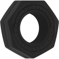  Чёрное эрекционное кольцо No.43 Cockring 