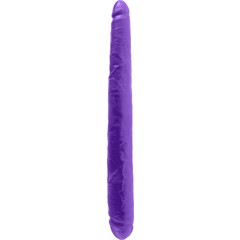  Фиолетовый двусторонний фаллоимитатор 16 Double Dillio 40,6 см 