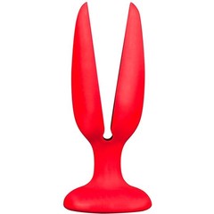  Красная пробка-бутон MENZSTUFF FLOWER BUTT PLUG 5INCH 13,5 см 