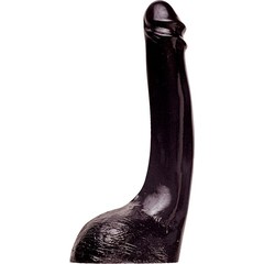  Чёрный фаллоимитатор-гигант All Black 32 см 