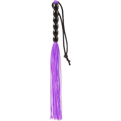  Фиолетовая мини-плеть из резины Rubber Mini Whip 22 см 