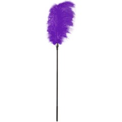  Стек с большим фиолетовым пером Large Feather Tickler 65 см 