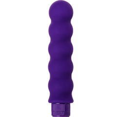  Фиолетовый фигурный вибратор 17 см 