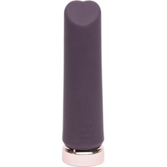  Фиолетовый мини-вибромассажёр Crazy For You Rechargeable Bullet Vibrator 