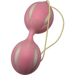  Розовые вагинальные шарики для тренировки интимных мышц 
