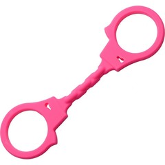  Розовые силиконовые наручники 4 Play 