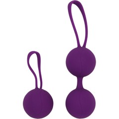  Фиолетовый набор для тренировки вагинальных мышц Kegel Balls 