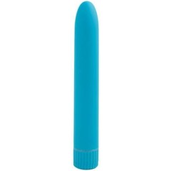  Голубой вибромассажер Climax Smooth 7 Vibe 17,8 см 
