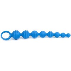  Синяя анальная цепочка Climax Anal Anal Beads Silicone Ridges 32,6 см 