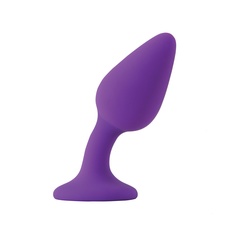  Фиолетовая гибкая анальная пробка INYA Queen 11,9 см 