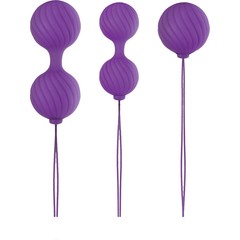  Набор фиолетовых вагинальных шариков Luxe O Weighted Kegel Balls 
