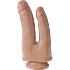  Анально-вагинальный фаллоимитатор-мулат Double Penetrator 20,9 см 