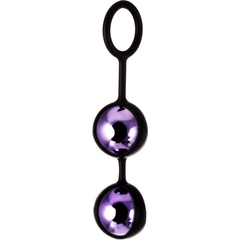  Фиолетово-черная вагинальные шарики TOYFA A-toys 