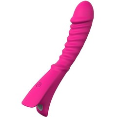  Розовый вибратор для массажа G-точки S-HANDE Topi 19,9 см 