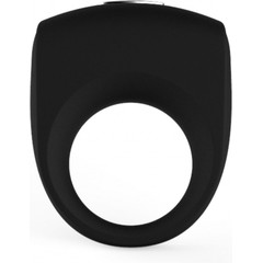  Чёрное эрекционное кольцо с вибрацией Cock Ring 