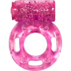  Розовое эрекционное кольцо с вибрацией Rings Axle-pin 