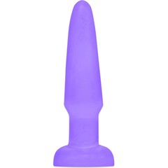  Фиолетовая анальная пробка Butt Plug 11,4 см 