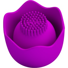  Лиловая насадка-цветок Bernie для жезлового вибратора 