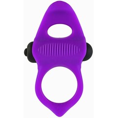  Фиолетовое эрекционное виброкольцо Lingus MAX 