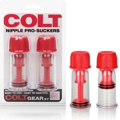 Красные винтовые помпы для сосков COLT Nipple Pro-Suckers 