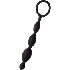  Анальная цепочка черного цвета A-toys 19,5 см 