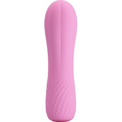  Нежно-розовый мини-вибратор Alice 11,6 см 