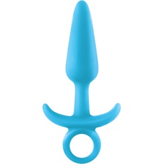  Голубая анальная пробка Firefly Prince Small 10,9 см 