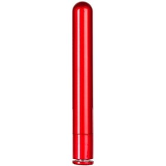  Красный гладкий вибратор METALLIX CORONA SMOOTH VIBRATOR 14 см 